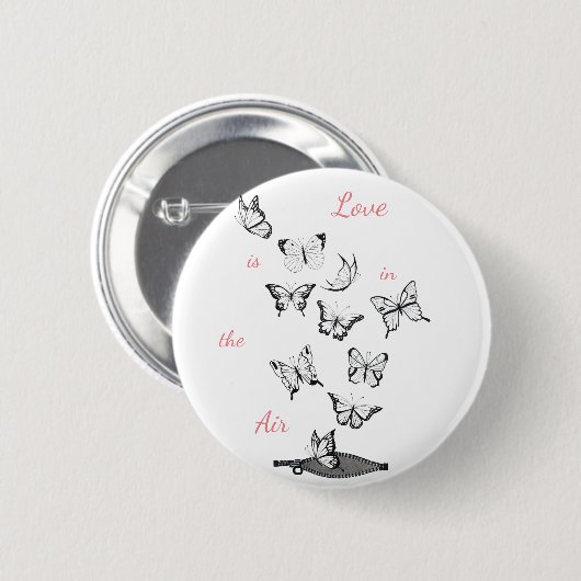 愛は空気にあります 缶バッジ (正面&裏面)