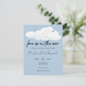 愛は空気のウェディングシャワー招待状 シーズンカード (スタンド正面)
