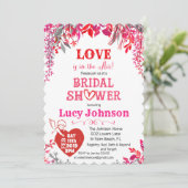 愛は空気のブライダルシャワーの招待状に 招待状 (スタンド正面)