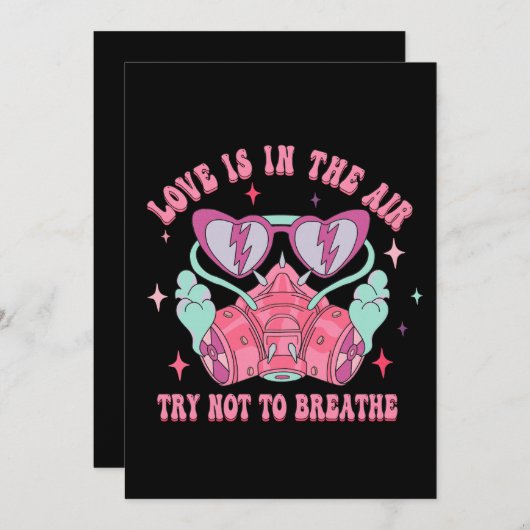 愛は空気の中にあるアンチValentiを呼吸しないように試みる シーズンカード (正面/裏面)