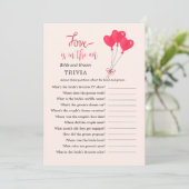 愛は空気の中にあるハートTRIVIAシャワーゲーム 招待状 (スタンド正面)