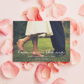 愛は空気の中にあるバレンタインデーの写真カード シーズンカード