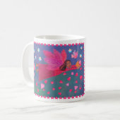 愛は空気の中にあるマグカップ コーヒーマグカップ (正面左)