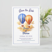 愛は空気の中にある熱気球の旅結婚行 セーブザデート (スタンド正面)