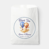 愛は空気の中にある熱気球の旅結婚行 フェイバーバッグ (正面)