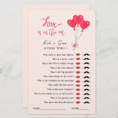 愛は空気の中にある誰がシャワーのゲーム (正面/裏面)