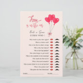 愛は空気の中にある誰がシャワーのゲーム (スタンド正面)