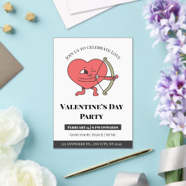 愛は空気の中にある：バレンタインデーのために私たちに参加 アクリル招待状