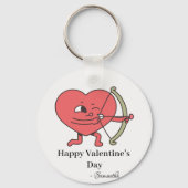 愛は空気の中にある：バレンタインデーのために私たちに参加 キーホルダー (正面)