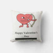 愛は空気の中にある：バレンタインデーのために私たちに参加 クッション (正面)