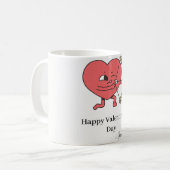 愛は空気の中にある：バレンタインデーのために私たちに参加 コーヒーマグカップ (正面左)