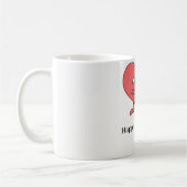 愛は空気の中にある：バレンタインデーのために私たちに参加 コーヒーマグカップ (左)