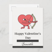 愛は空気の中にある：バレンタインデーのために私たちに参加 シーズンポストカード (正面/裏面)