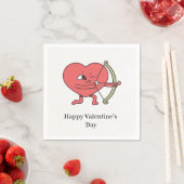 愛は空気の中にある：バレンタインデーのために私たちに参加 スタンダードカクテルナプキン (インサイチュ)