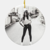 愛は空気の中にある：バレンタインデーのために私たちに参加 セラミックオーナメント (裏面)