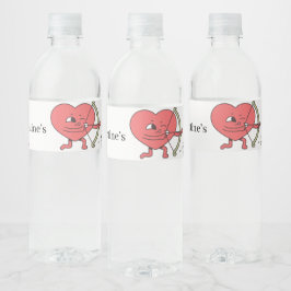 愛は空気の中にある：バレンタインデーのために私たちに参加 ペットボトルラベル