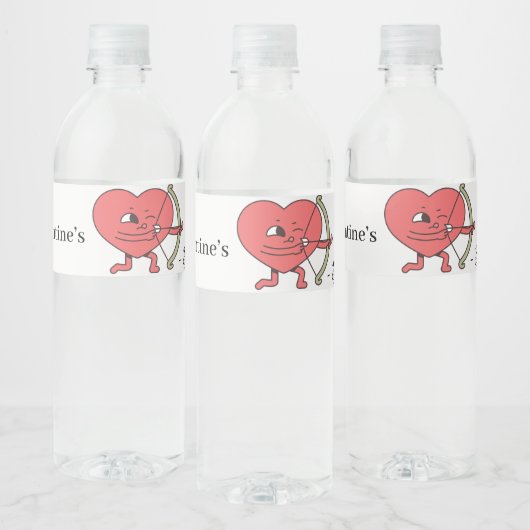 愛は空気の中にある：バレンタインデーのために私たちに参加 ペットボトルラベル (ボトル)
