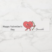 愛は空気の中にある：バレンタインデーのために私たちに参加 ペットボトルラベル (シングルラベル)