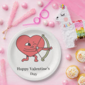 愛は空気の中にある：バレンタインデーのために私たちに参加 ペーパープレート (パーティー)