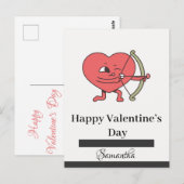 愛は空気の中にある：バレンタインデーのために私たちに参加 ポストカード (正面/裏面)