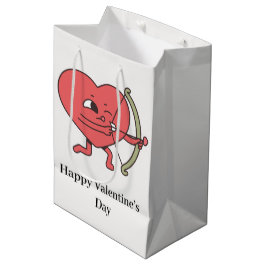 愛は空気の中にある：バレンタインデーのために私たちに参加 ミディアムペーパーバッグ