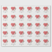 愛は空気の中にある：バレンタインデーのために私たちに参加 ラッピングペーパー (フラット)