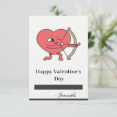 愛は空気の中にある:バレンタインデーのために私たちに参加 出欠カード (スタンド正面)