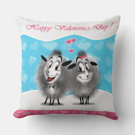 "愛は空気の中にある！"美しい愛かわいい羊 クッション