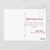 愛は空気の中にある» Valentine's Day Card ポストカード (裏面)