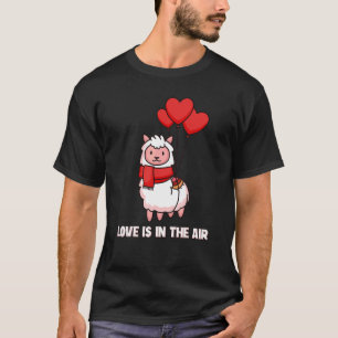 愛は空気の中にあるLama Vicuna GuanacoブリーダーAl Tシャツ