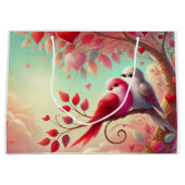 愛は空気の中に甘い鳥 ラージペーパーバッグ (正面)