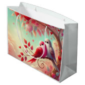 愛は空気の中に甘い鳥 ラージペーパーバッグ (裏面アングル)