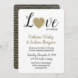 愛は空気の結婚式招待状 招待状