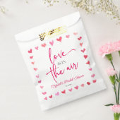 愛は空気の赤ピンクのハートブライダルシャワー フェイバーバッグ (封をした状態)