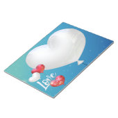 愛は空気バレンタインのバルーンに入っている – メモ帳 (アングル)