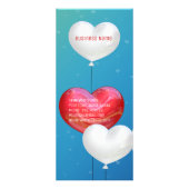 愛は空気バレンタインデンのバルーン割引カードにある ラックカード (裏面)