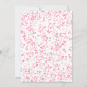 愛は空気バレンタインデーブライダルシャワー サンキューカード (裏面)