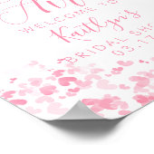 愛は空気バレンタインデーブライダルシャワー ポスター (角)