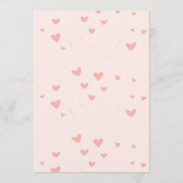 愛は空気ピンクのハート アドバイスカード