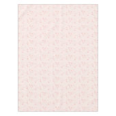 愛は空気ピンクのハート テーブルクロス (正面)