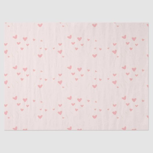 愛は空気ピンクのハート 薄葉紙 (正面)