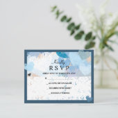 愛は空気ユダヤ人結婚式招待状RSVPにある 出欠カード (スタンド正面)