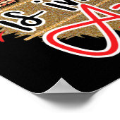 愛は空気ロマンチックなバレンタインデーの贈り物にある ポスター (角)