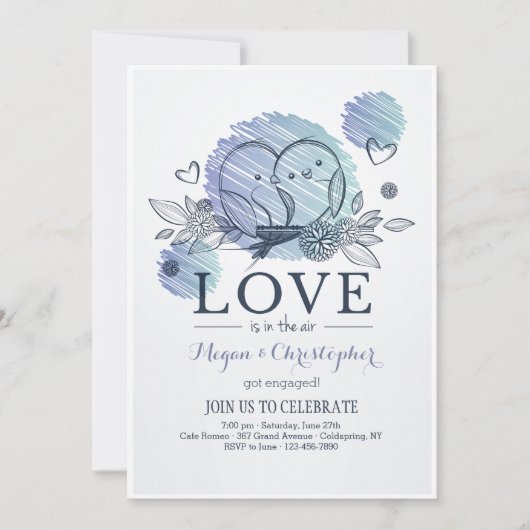 愛は空気招待状にあります 招待状 (正面)