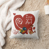 愛は空気枕にある クッション (ブランケット)