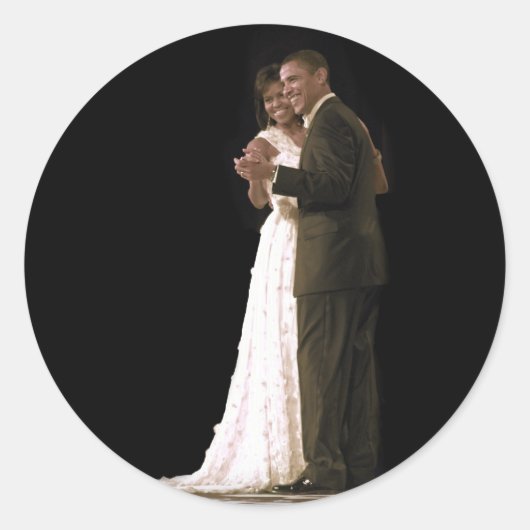 愛は空気、最初のカップルの踊りにあります ラウンドシール (正面)