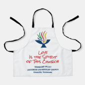 愛は精神である – TVUUC エプロン (正面)