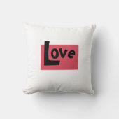 愛は紅白の境界を知らぬ クッション (正面)