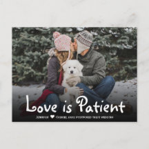 愛は結婚患者が延期されるシンプル写真