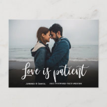 愛は結婚患者が延期されるシンプル写真